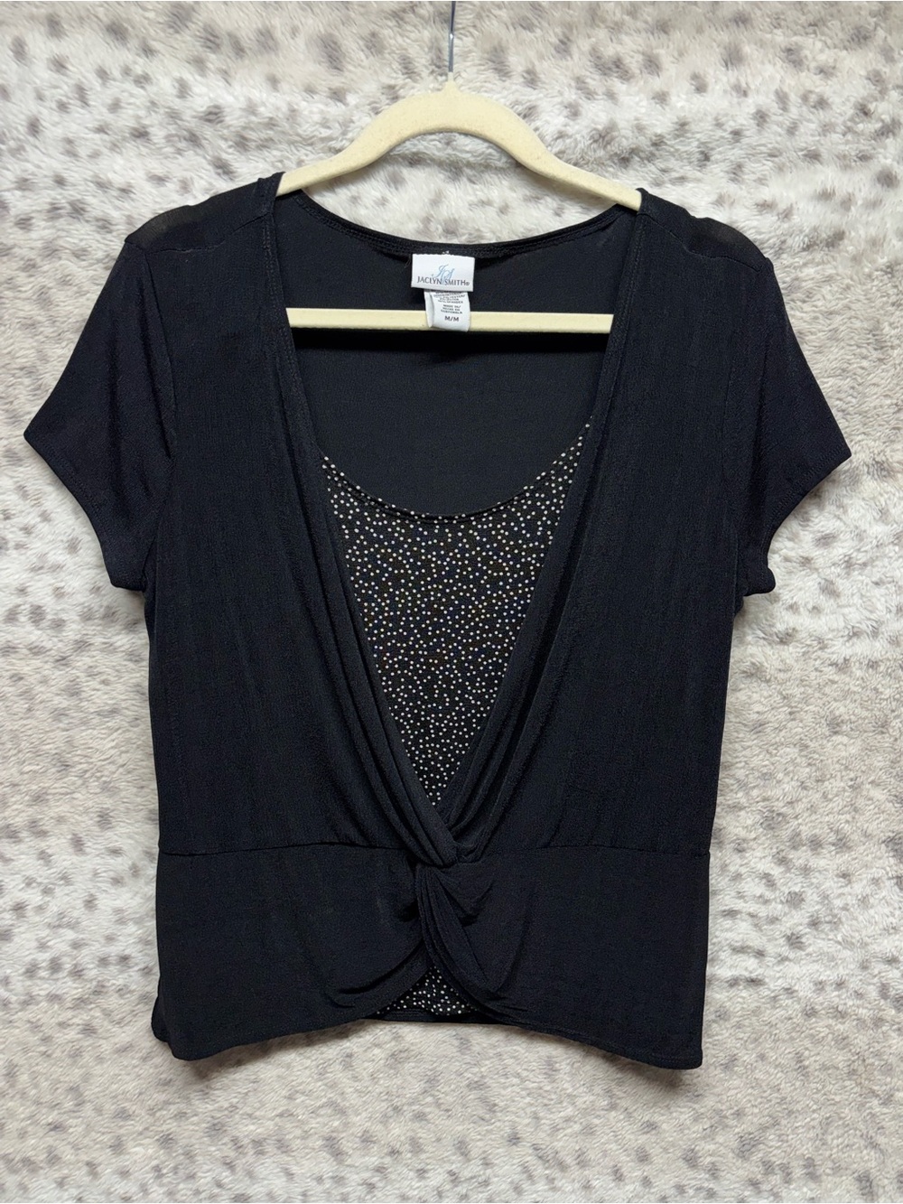 Y2K JACLYN SMITH TWIST FRONT TOP